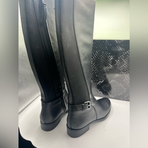 Sam Edelman Womens Paxten Black Leather Tall Riding Knee-High Boots Shoes NWT - Picture 4 of 8
